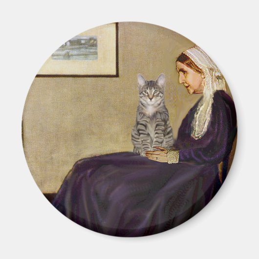 KAT (Tabby 1) - Moeder van Whistler Magneet (Voorkant)