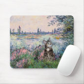 Kat (Tabby 2) - Door de Seine Muismat (Met muis)
