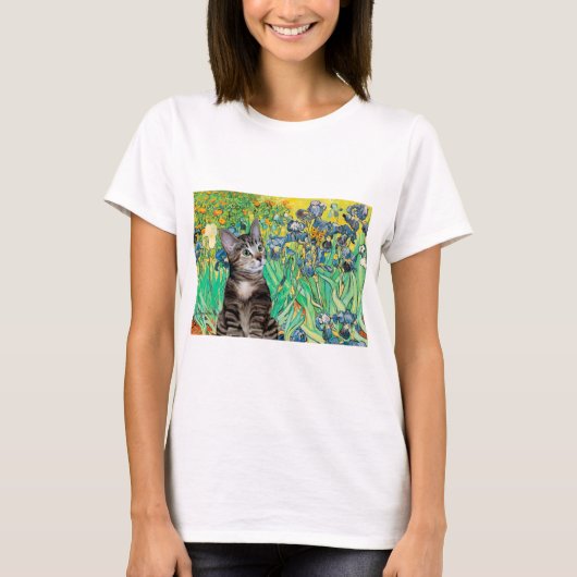 Kat (Tabby 2) - Irissen T-shirt (Voorkant)
