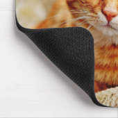 Kat, tabby, natuur muismat (Hoek)