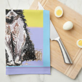 Kat Tabby Pastel Katten Vrouwen Pastel Kleuren Theedoek (Quarter Fold)