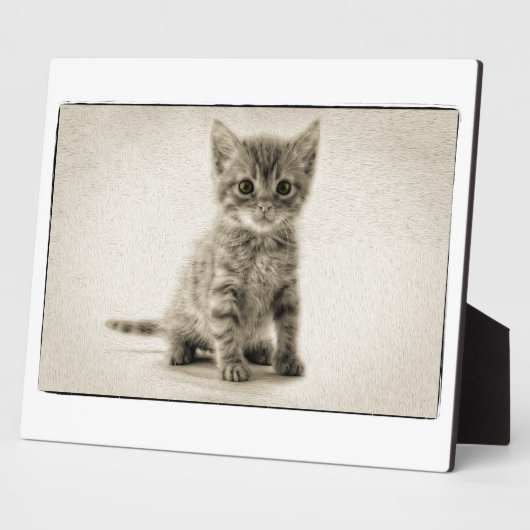 Kat tablet fotoplaat (Zijkant)