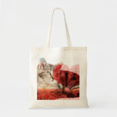 Kat-tablettas Tote Bag (Voorkant)
