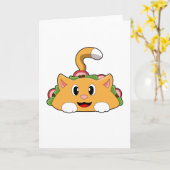 Kat Taco Kaart (Gele Bloem)