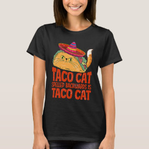 Kat & Taco Mexicaans etenKat Nationale Tacodag T-shirt