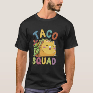 Kat Taco Squad Cinco De Mayo Mexicaans Feest Fiest T-shirt