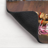 Kat, tafel, dieren muismat (Hoek)