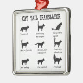KAT-TAILTRANSLATORSQUARE METALEN ORNAMENT (Links)