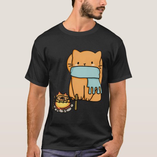 Kat Taiyaki Vis T-shirt (Voorkant)