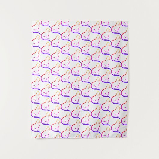 Kat Tapestry Wandkleed (Voorkant)