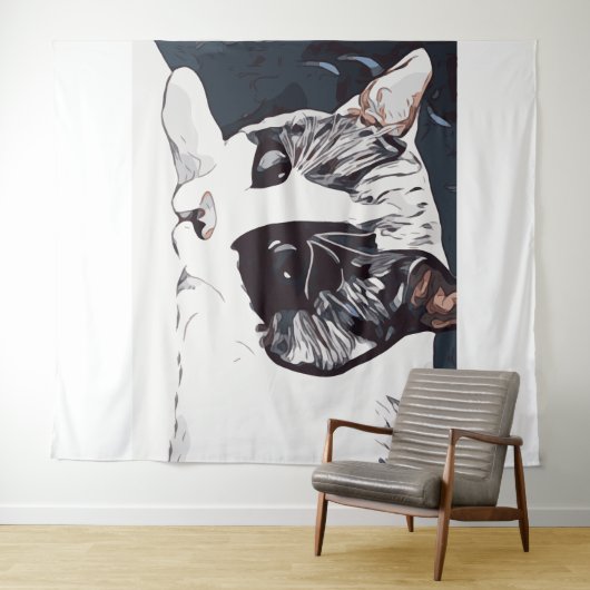 Kat Tapijt Wandkleed (In Situ (horizontaal))