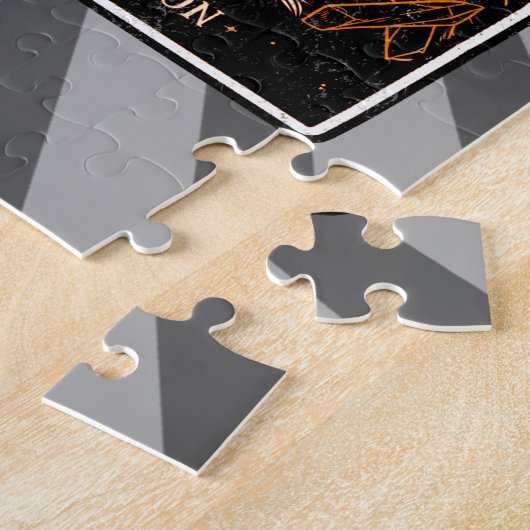 Kat Tarot-Kaart-Halloween Empress. Hermit, Fool Legpuzzel (Zijkant)