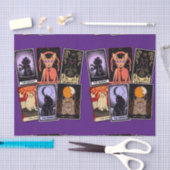 Kat Tarot-Kaart-Halloween Empress. Hermit, Fool Tissuepapier (Craft)