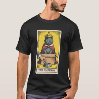 Kat Tarotkaart De Keizer Kat In Doos Liefhebber Gr T-shirt