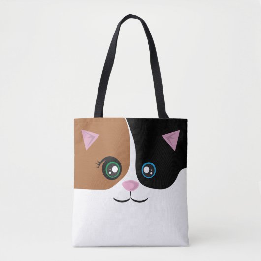 Kat-Tas - Calico Tote Bag (Voorkant)