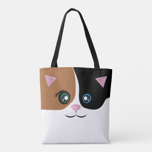 Kat-Tas - Calico Tote Bag (Achterkant)