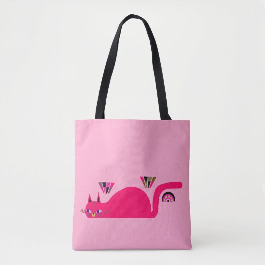 KAT-TAS SCHOPPEN TOTE BAG (Voorkant)