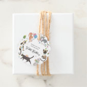 Kat-tastic Purrfect Birthday Party Dank u Bedankjes Labels (In situ)