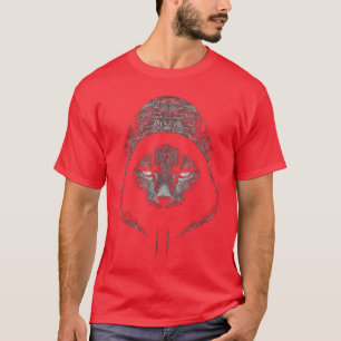 Kat Tekening Illustratie Gezicht Dier Kunst Kat re T-shirt
