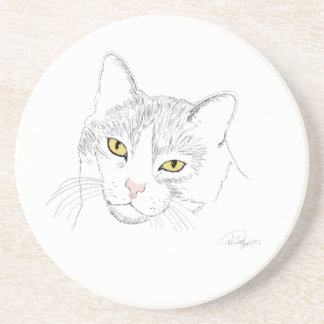 Kat Tekening Onderzetter