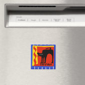 Kat, tekst bewerken magneet (Insitu (Vaatwasser))