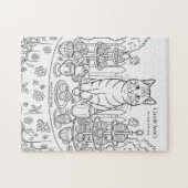 Kat Thee Feestje & Zoete Traktaties Legpuzzel (Horizontaal)