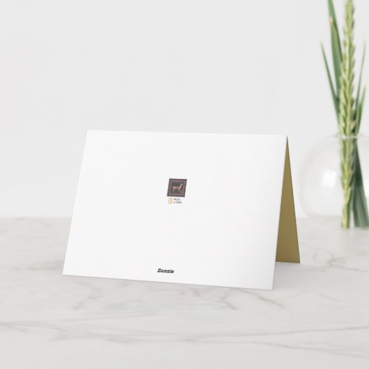 Kat & Thee Rozen Kerstdag Kaart (Achterkant)