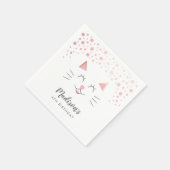 Kat Theme Birthday Party Servet (Hoek)