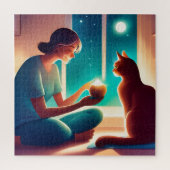 kat therapeut legpuzzel (Verticaal)