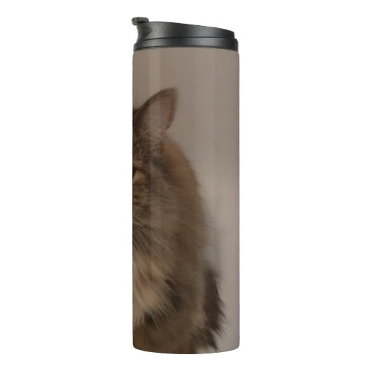 Kat Thermal Tumbler Thermosbeker (Geroteerd rechts)