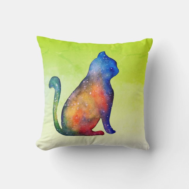 Kat Throomkussen 41 x 41 cm Kussen (Voorkant)