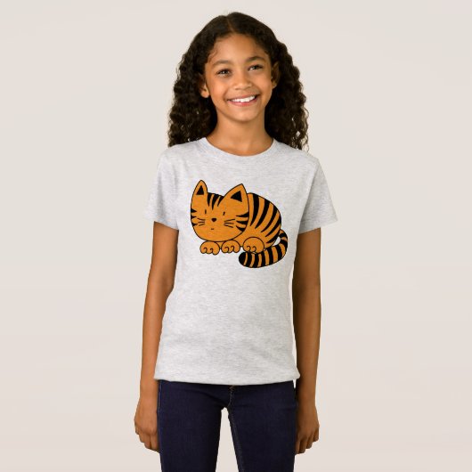 Kat Tiger T-shirt (Voorkant volledig)