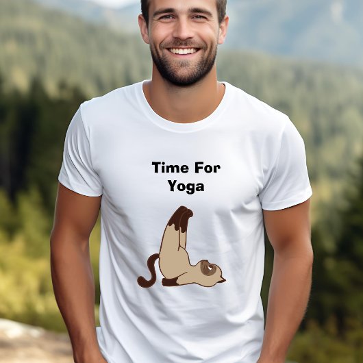 Kat-tijd voor Yoga T-Shirt