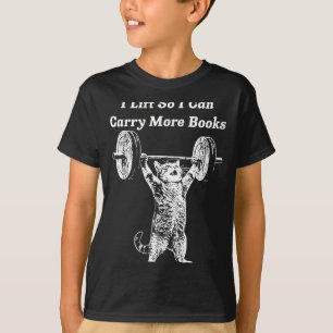 Kat tillen kan meer boeken boekenwurm grappige spo t-shirt