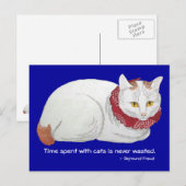 Kat Time Briefkaart (Voorkant / Achterkant)