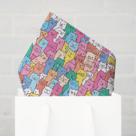 Kat tissuepapier, Decoupage Kitty Kitten Tissuepapier