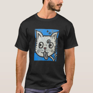 Kat tong uit hilarisch kitten t-shirt