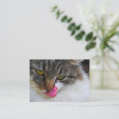 Kat Tongue Fotografie-Visitekaartjes Visitekaartje (Staand voorkant)