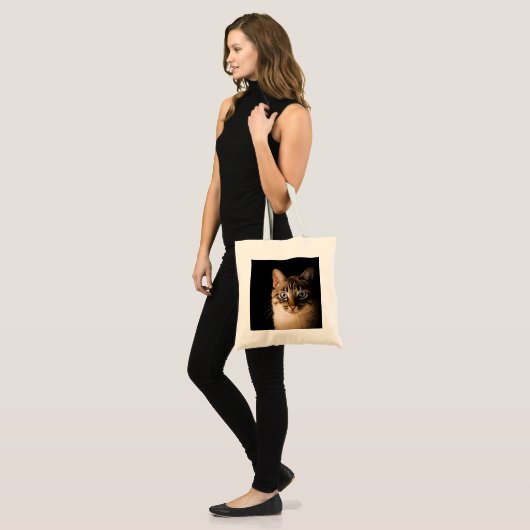  kat tote bag (Voorkant (model))