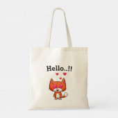 Kat Tote Bag (Achterkant)