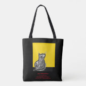 Kat Tote Bag (Achterkant)