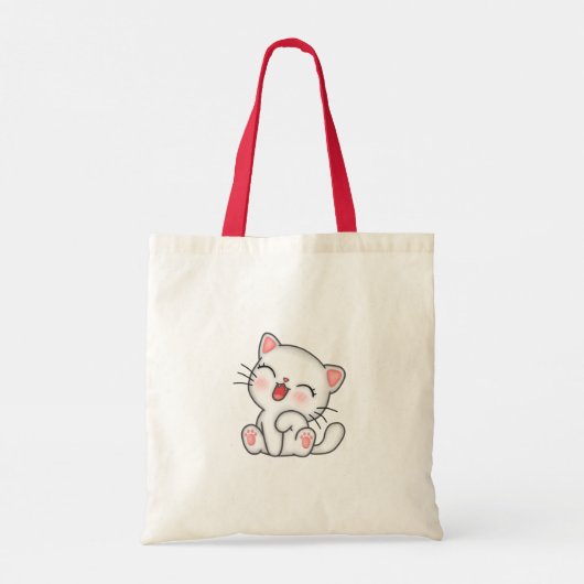 Kat Tote Bag (Achterkant)