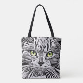 Kat Tote Bag (Achterkant)