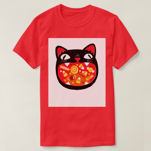 Kat Treats T-shirt (Design voorkant)
