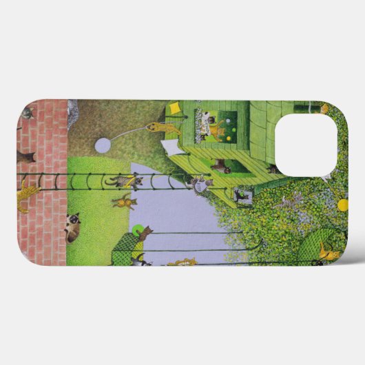 Kat Tree House Case-Mate iPhone Case (Achterkant (horizontaal))