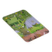 Kat Tree House Magneet (Rechterzijde)