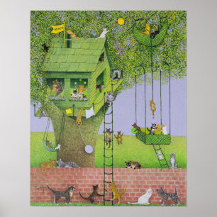 Kat Tree House Poster