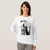 KAT TREE SILHOUETTE B&W T-SHIRT (Voorkant volledig)