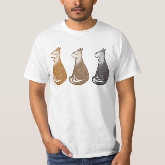 Kat Trio T-Shirt (Voorkant)