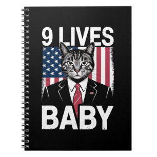 Kat Trump 9 Levens Baby Grappige Trump Kat Notitieboek